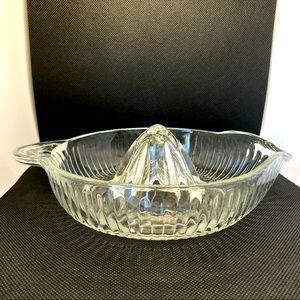 Vintage Citrus Glass Juicer Reamer